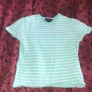 cute striped polo